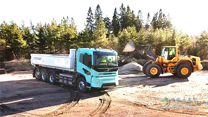沃爾沃電動概念卡車開展運輸業務