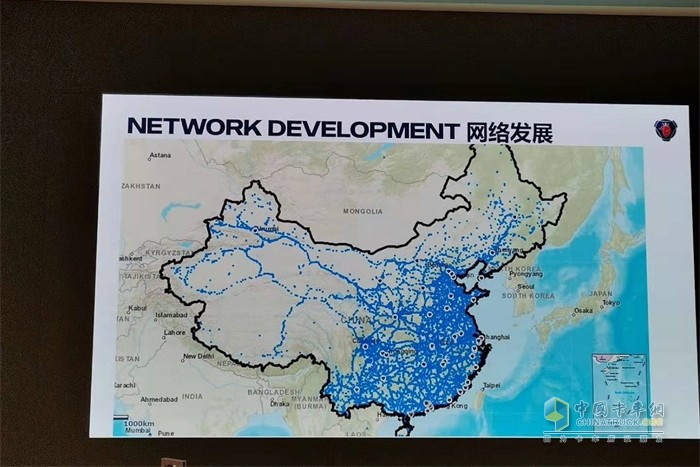 斯堪尼亞的網絡發(fā)展圖