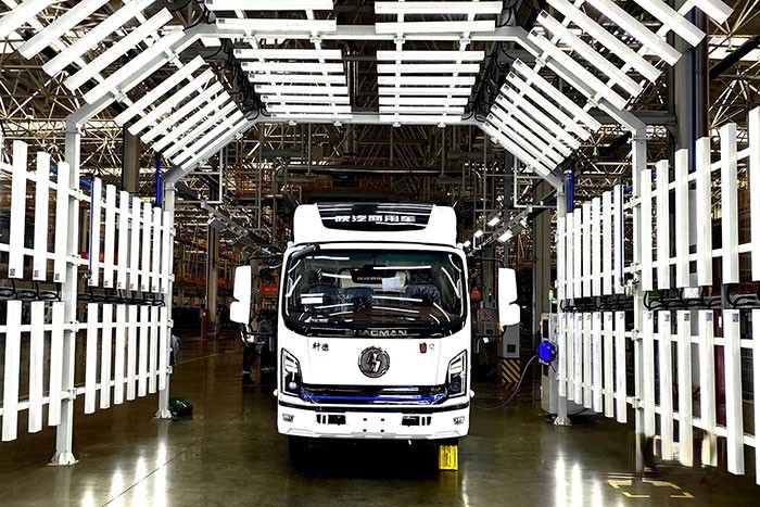陜汽商用車輕卡產品下線