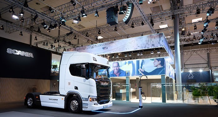 斯堪尼亞純電動(dòng)車型