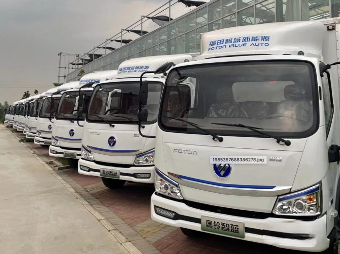 河北凈菜直通車(chē) 福田新能源為合作用車(chē)